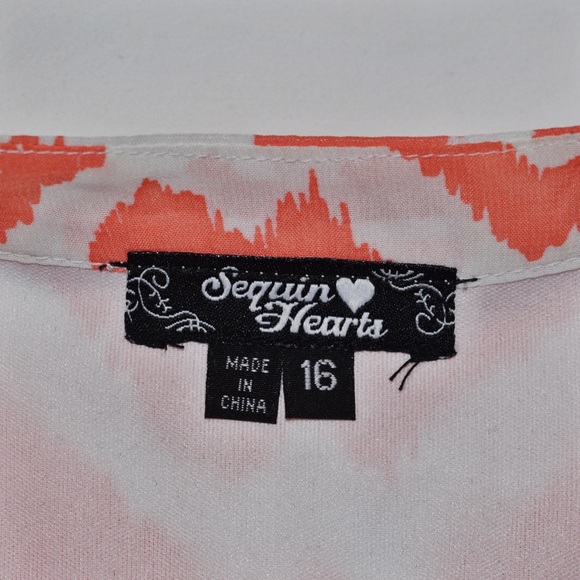 𝐒𝐄𝐐𝐔𝐈𝐍 𝐇𝐄𝐀𝐑𝐓𝐒 𝐎𝐫𝐚𝐧𝐠𝐞 𝐃𝐫𝐞𝐬𝐬 - Picture 2 of 3